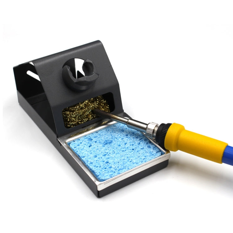 T12 Metal Soldering Iron Stand Electric Soldering Iron Handle Fixed Stand Anti-Static Multi-Function Soldering Iron Stand by buy2fix
