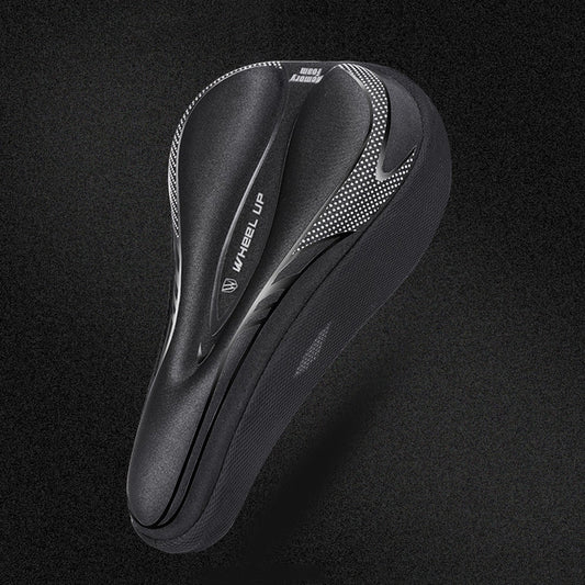 Wheel Up Mountain Bike Cushion Cover Thicken Comfortable And Soft Widen Sponge Cushion Cover Four Seasons Universal Small - Bicycle Saddle by buy2fix | Online Shopping UK | buy2fix