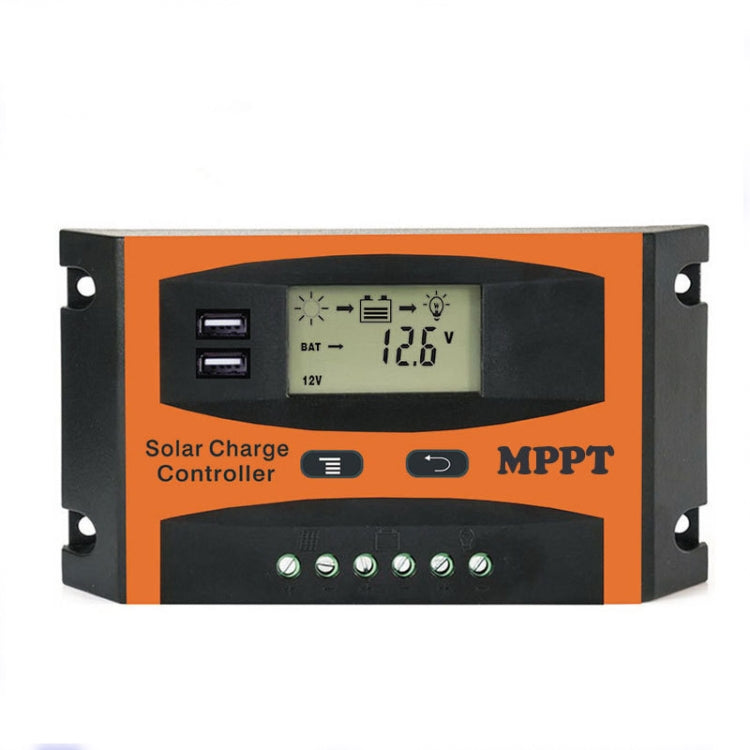 MPPT 12V/24V Automatic Identification Solar Controller With USB Output, Model: 60A by buy2fix