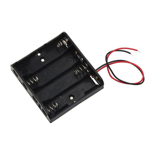 10 PCS AA Size Power Battery Storage Case Box Holder For 4 x AA Batteries without Cover - Battery Storage Box by buy2fix | Online Shopping UK | buy2fix