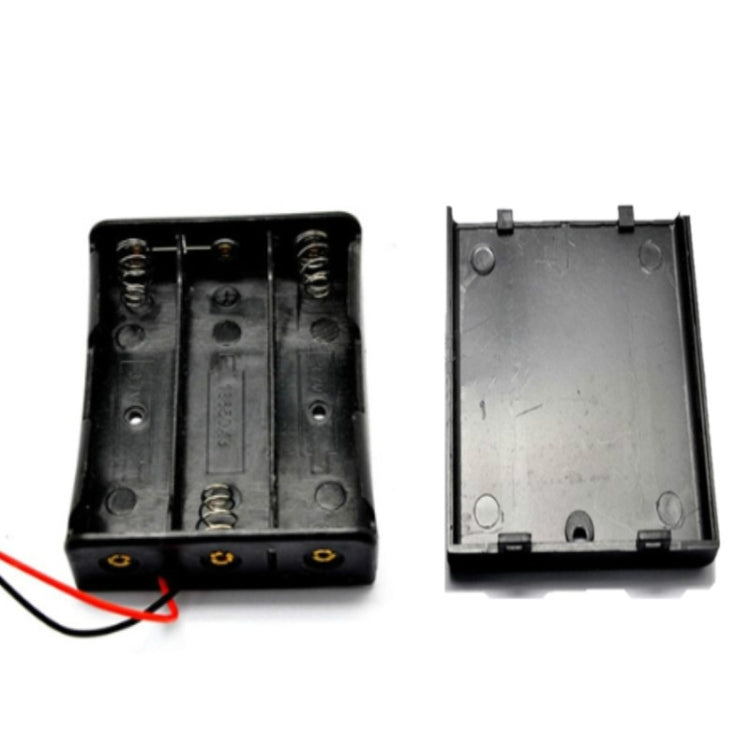 10 PCS AA Size Power Battery Storage Case Box Holder For 3 x AA Batteries with Cover & Switch - Battery Storage Box by buy2fix | Online Shopping UK | buy2fix