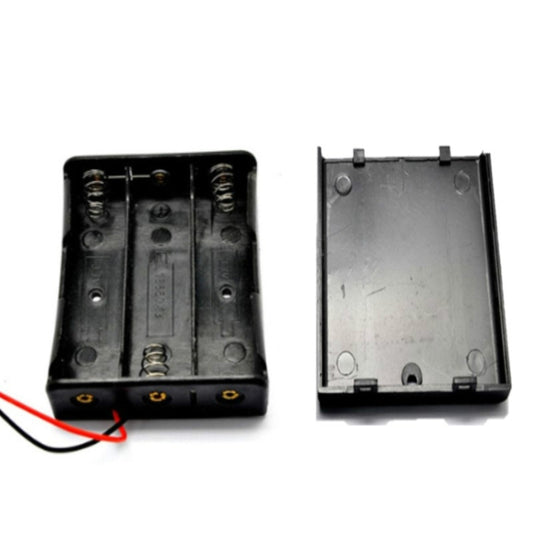 10 PCS AA Size Power Battery Storage Case Box Holder For 3 x AA Batteries with Cover & Switch - Battery Storage Box by buy2fix | Online Shopping UK | buy2fix