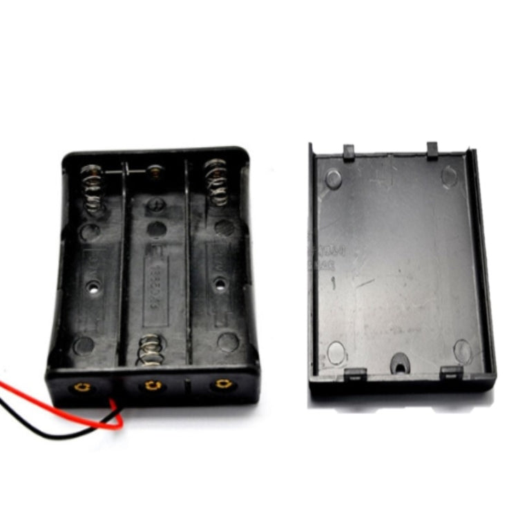 10 PCS AA Size Power Battery Storage Case Box Holder For 3 x AA Batteries with Cover & Switch - Battery Storage Box by buy2fix | Online Shopping UK | buy2fix