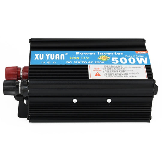 XUYUAN 500W Inverter Power Converter, Specification: 24V to 220V
