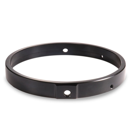 7 Inch Motorcycle Headlight Modification Parts Headlight Ring Bracket(Black)