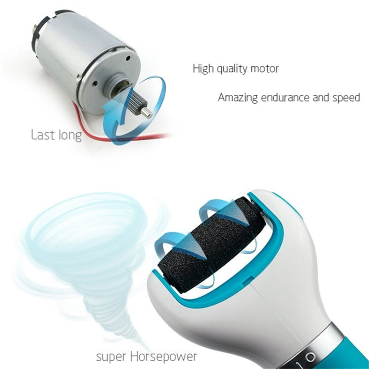 Foot Care Pedicure Electric Grinding Foot Pedicure Dead Skin Tool(Blue) - Grinding Tools & Accessories by buy2fix | Online Shopping UK | buy2fix