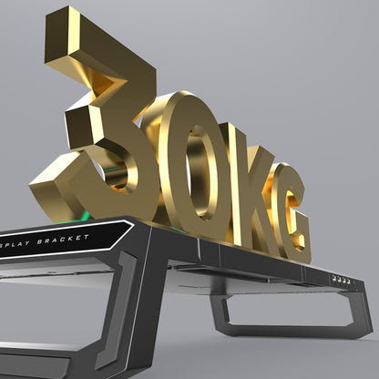 ICE COOREL T1 Monitor Increased Rack Foldable Laptop Stand With RGB Lighting & 4xUSB2.0 Expansion Interface(Obsidian Black) - Laptop Stand by buy2fix | Online Shopping UK | buy2fix