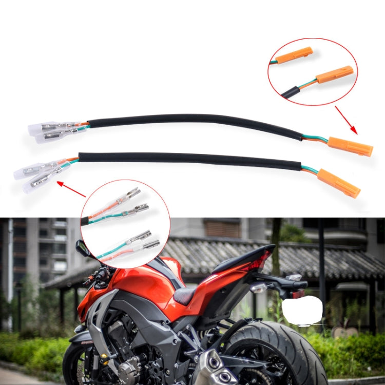 Motorcycle Retro Turn Signal Plug Adapter Cable Adaptor For Kawasaki Z800 / Z1000 / ZX-6R - Replacement Parts by buy2fix | Online Shopping UK | buy2fix
