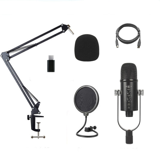 BM-86 USB Condenser Microphone Voice Recording Computer Microphone Live Broadcast Equipment Set, Specification: Cantilever Bracket Set - Microphone by buy2fix | Online Shopping UK | buy2fix