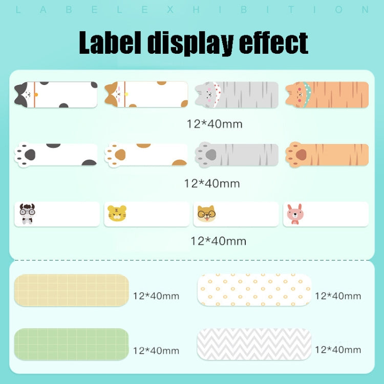 Thermal Label Paper Cosmetic Sticker Bottled Name Sticker For NIIMBOT D11 Printer, Size: Birds and Flowers by buy2fix