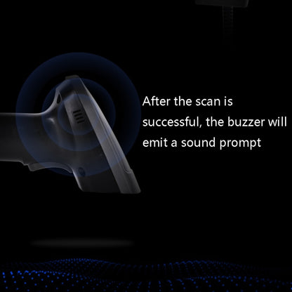 Deli Wired And Wireless Scanner Drugstore Supermarket Catering Logistics Cash Register Scanner, Model: 14882W (Black) by Deli