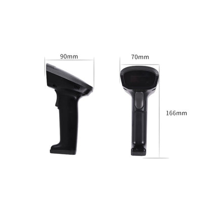 Deli Wired And Wireless Scanner Drugstore Supermarket Catering Logistics Cash Register Scanner, Model: 14882W (Black) by Deli