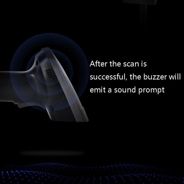 Deli Wired And Wireless Scanner Drugstore Supermarket Catering Logistics Cash Register Scanner, Model: 14882W (White) by Deli