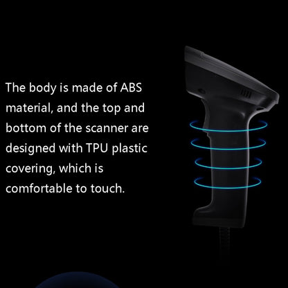 Deli Wired And Wireless Scanner Drugstore Supermarket Catering Logistics Cash Register Scanner, Model: 14882W (White) by Deli