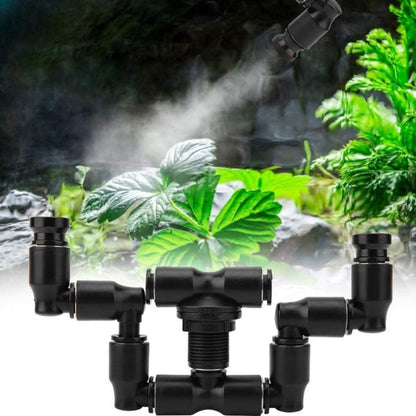 MS-PT03 Rainforest Tank Landscaping Climbing Pet Feeding Box Mini Spray Double-Head Atomization Cooling Nozzle - Fish Tanks & Accessories by buy2fix | Online Shopping UK | buy2fix