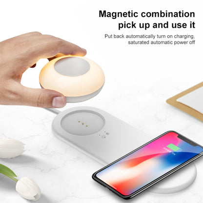 VN003 Multifunctional Wireless Charging LED Desk Lamp Separate Magnetic Touch Dimming Night Light - Wireless Charger by buy2fix | Online Shopping UK | buy2fix