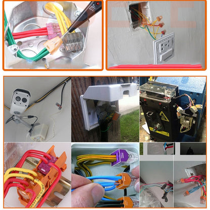 10 PCS VSE-413W Plastic Terminal Home Wiring Terminal Wire Connector - Connectors & Terminals by VSELE | Online Shopping UK | buy2fix