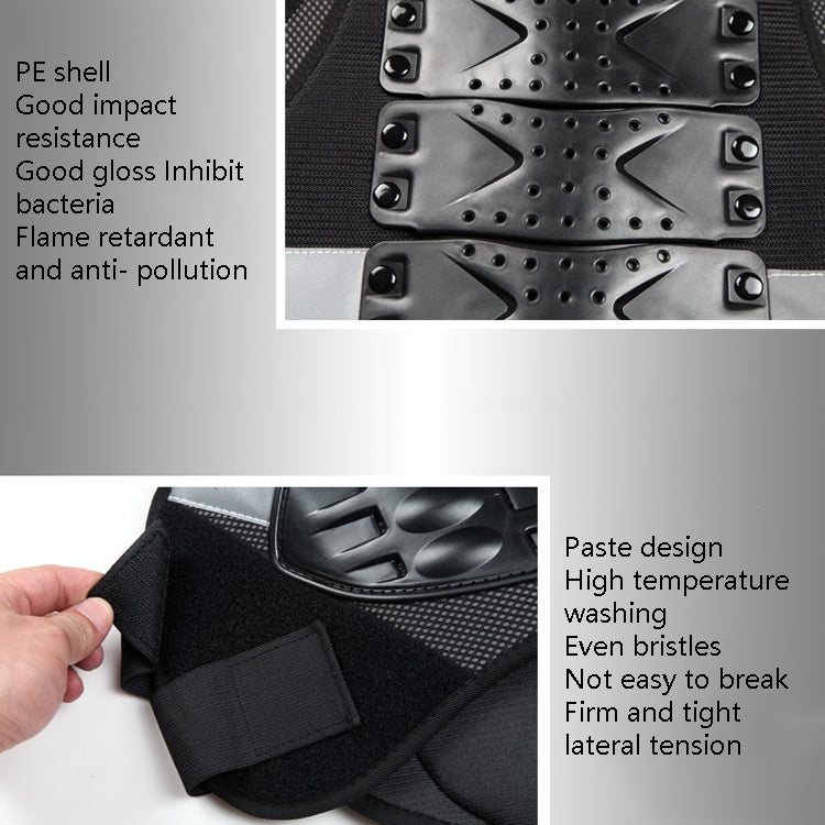 SULAITE Roller Skating Motorcycle Back Protector Spine Protection Sports Protective Gear Racing Vest, Size: XL by SULAITE