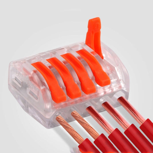 10 PCS VSE-415W Wire Connector Transparent Terminal by buy2fix