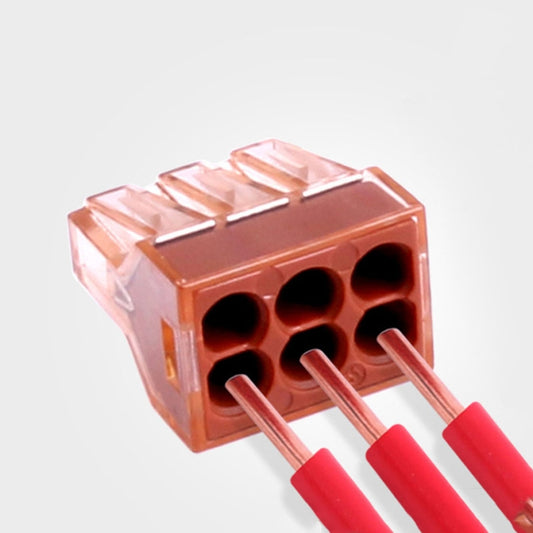 10 PCS VSELE VSE-606A Four-Hole Multi-Function Terminal Block Wire Quick Connector by buy2fix