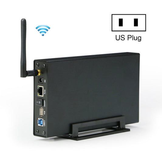 Blueendless 3.5 inch Mobile Hard Disk Box WIFI Wireless NAS Private Cloud Storage( US Plug) - HDD Enclosure by Blueendless | Online Shopping UK | buy2fix