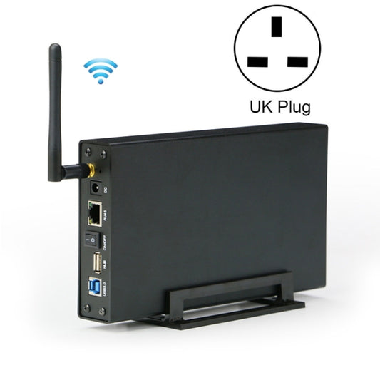 Blueendless 3.5 inch Mobile Hard Disk Box WIFI Wireless NAS Private Cloud Storage(UK Plug) - HDD Enclosure by Blueendless | Online Shopping UK | buy2fix