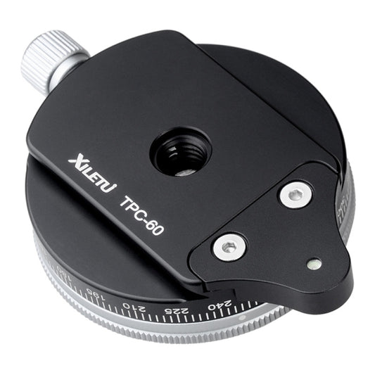 Xiletu TPC60 360 Degree Rotating Panoramic Head Tripod Holder SLR Camera Base Plate - Tripod Heads by buy2fix | Online Shopping UK | buy2fix