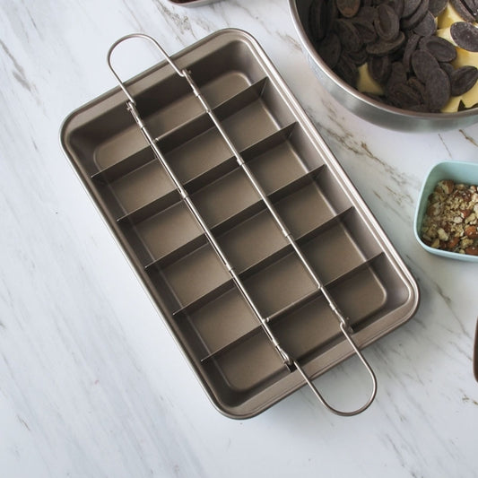 Brownie Pan Cake Mold Square Bread Baking Thick Solid Bottom Non-Stick Baking Pan - Bulit-in Ovens & Accessories by buy2fix | Online Shopping UK | buy2fix
