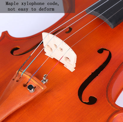 Colored Maple Wood Violin Beginner Practice Violin by buy2fix