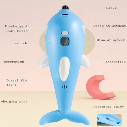 3D Printing Pen Three-Dimensional Painting Graffiti Brush(Blue) - 3D Printer by buy2fix | Online Shopping UK | buy2fix
