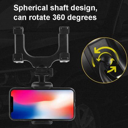 2 PCS Car Rearview Mirror Mobile Phone Bracket Tachograph Fixing Clip by buy2fix