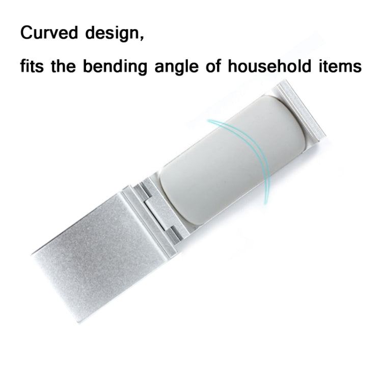 Headphone Bracket Internet Cafe Monitor Earphone Hanger Desktop Earphone Display Stand, Style: Lock Clip Type (Silver) by buy2fix