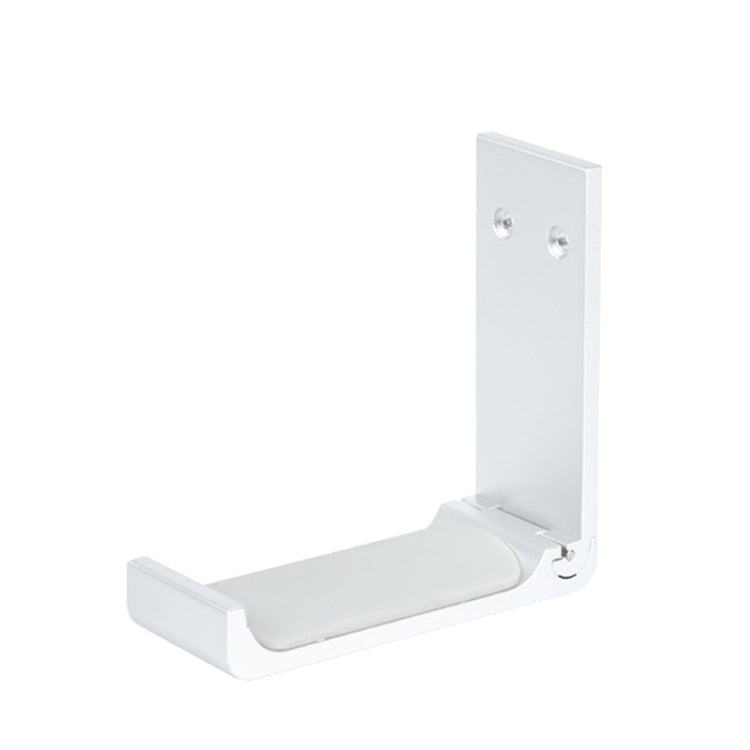 Headphone Bracket Internet Cafe Monitor Earphone Hanger Desktop Earphone Display Stand, Style: Paste Screw Type (Silver) by buy2fix