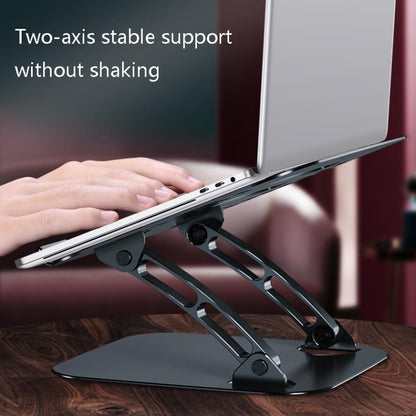 N8 Laptop Holder Aluminum Alloy Laptop Holder(Black) by buy2fix