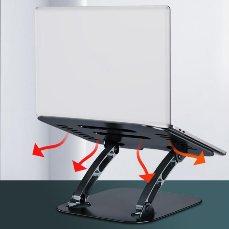 N8 Laptop Holder Aluminum Alloy Laptop Holder(Black) by buy2fix