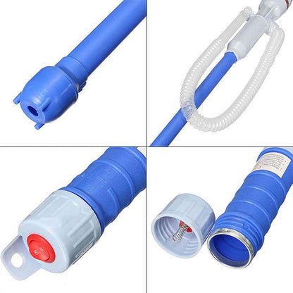 58cm Short Electric Oil Pump Oil Pipe Automotive Supplies Water Pump Oiler(Blue) by buy2fix