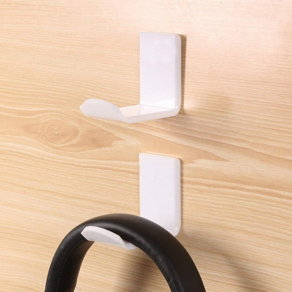 2 PCS Headphone Bracket Sticky Headset Hanger(Black) by buy2fix