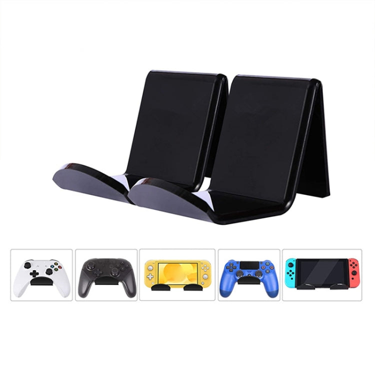 3 PCS Stick-On Headset Bracket Wall-Mounted Gamepad Bracket(Black) by buy2fix