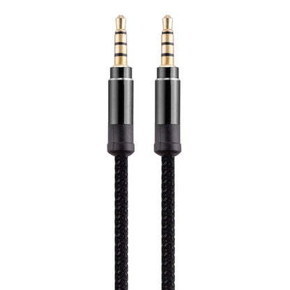 3.5mm Male To Male Car Stereo Gold-Plated Jack AUX Audio Cable For 3.5mm AUX Standard Digital Devices, Length: 1.5m(Black) by buy2fix