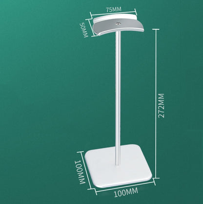 D6 Headset Aluminum Alloy Earphone Holder Internet Cafe Computer Headphone Hanger Display Shelf(Rose Gold) by buy2fix