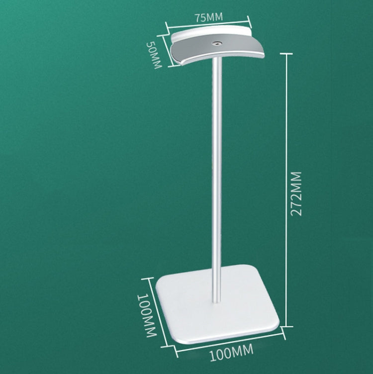 D6 Headset Aluminum Alloy Earphone Holder Internet Cafe Computer Headphone Hanger Display Shelf(Black) by buy2fix