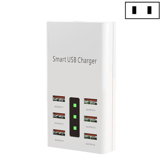 30W 2A Multi-Function 6-Port Charging Socket Universal Smart Phone And Tablet USB Charger(US Plug) - Plug Adaptor by buy2fix | Online Shopping UK | buy2fix