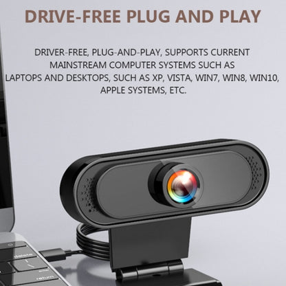 1080P Full HD Computer Camera Teaching Meeting USB Webcam by buy2fix