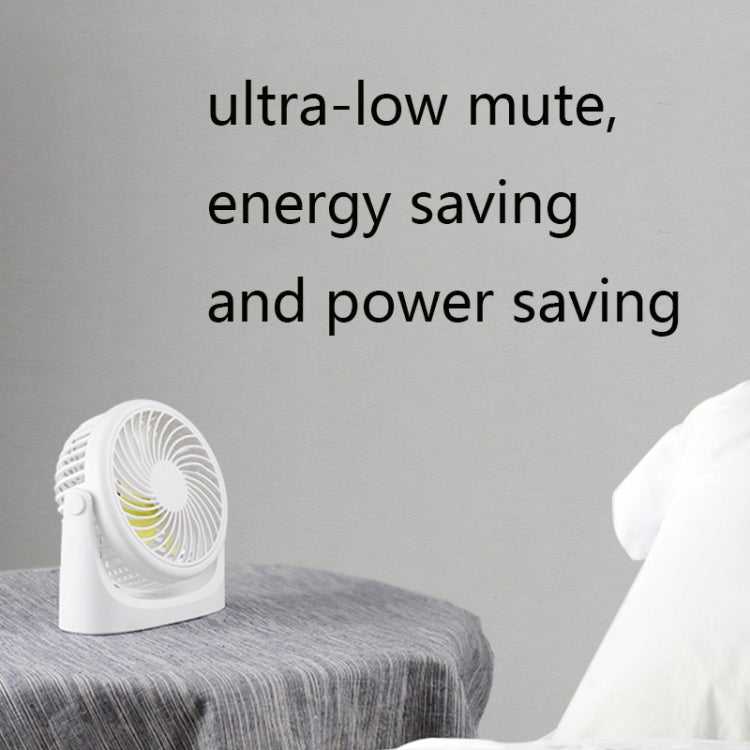 JD-Q1 Office Student Dormitory Mini Silent USB Fan(White) by buy2fix