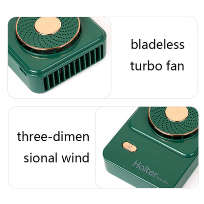 SHC-S03 USB Desktop Leafless Outdoor Sports Portable Lazy Hanging Neck Fan, Colour: Pink by buy2fix