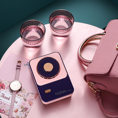 SHC-S03 USB Desktop Leafless Outdoor Sports Portable Lazy Hanging Neck Fan, Colour: Pink by buy2fix