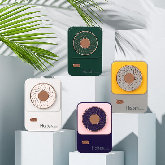 SHC-S03 USB Desktop Leafless Outdoor Sports Portable Lazy Hanging Neck Fan, Colour: Yellow by buy2fix