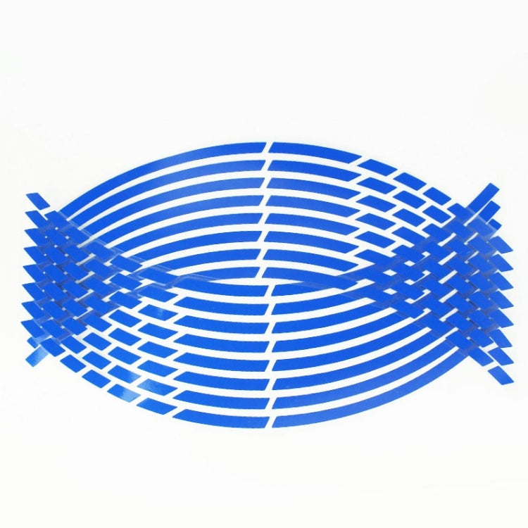 Motorcycle Rim Stickers Personality Wheels Modified Decals(Blue) - Others by buy2fix | Online Shopping UK | buy2fix