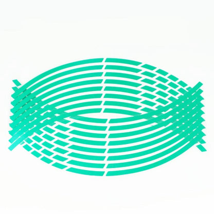 Motorcycle Rim Stickers Personality Wheels Modified Decals(Green) - Others by buy2fix | Online Shopping UK | buy2fix