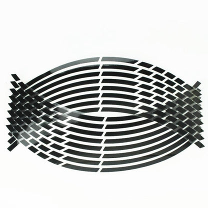 Motorcycle Rim Stickers Personality Wheels Modified Decals(Black) - Others by buy2fix | Online Shopping UK | buy2fix